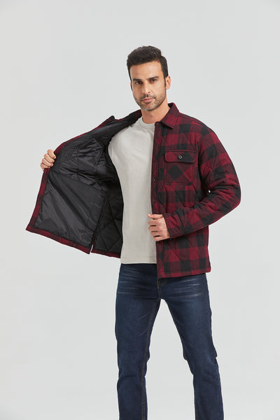 Stratton Quilted Flannel Shirt Jacket