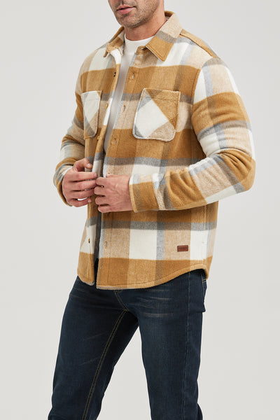 Men’s Sherpa Bonded Button Down Shirt