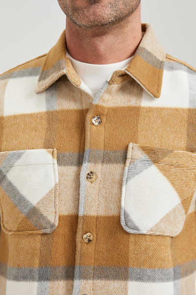 Men’s Sherpa Bonded Button Down Shirt