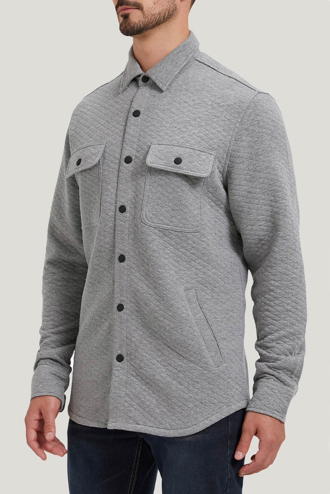 ジャケット・アウター RHC Ceramiv Jacquard Shirt Jacket Quilted Jacquard Knit Shirt Jacket – Cloudveil